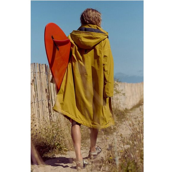 Free People Outbound Fleece Parka, Dried Palm Combo L - Picture 3 of 13